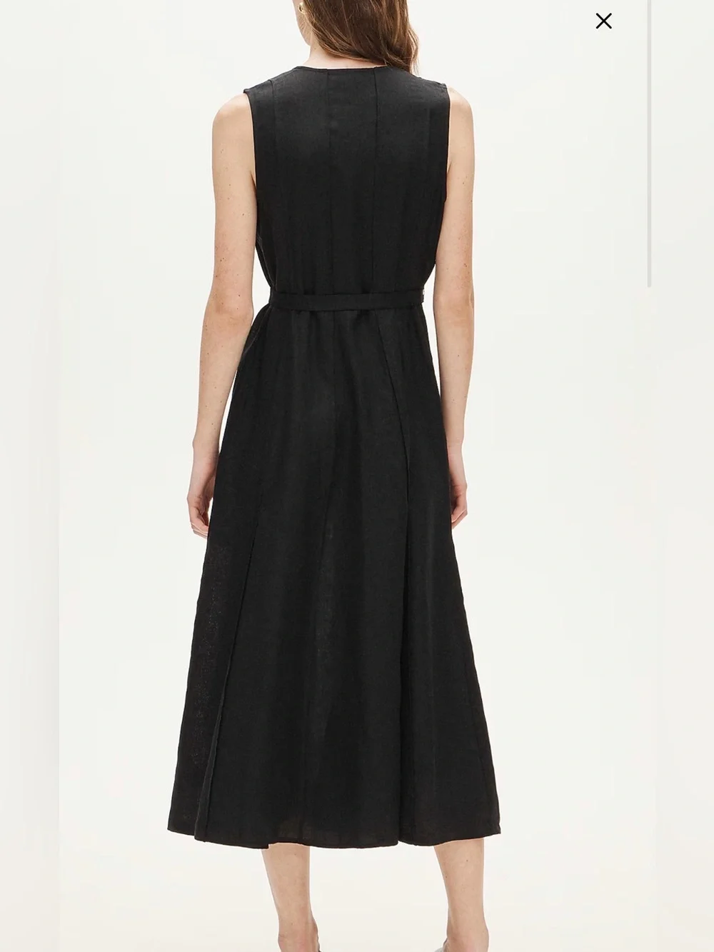 J CREW LINEN TUNIC MAXI DRESS WITH BELT CA671 $248 - Picture 2 of 7
